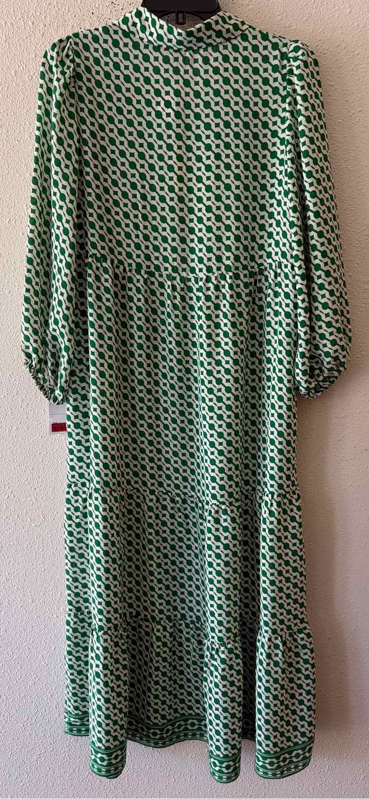 Max Studio Green and White Size S Dress
