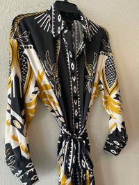 House of Harlow Cream and Black Size XS Dress