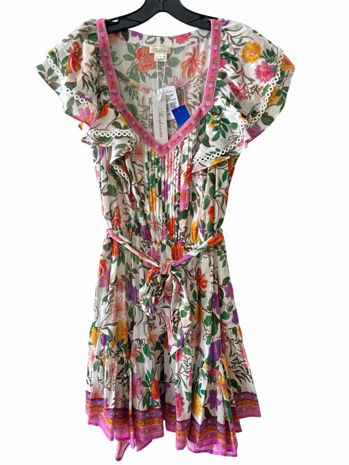 Shoshanna Cream Multi Size M Dress
