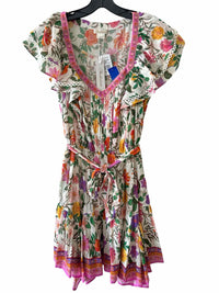 Shoshanna Cream Multi Size M Dress