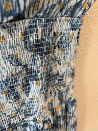Aqua blue and gold Size XS Dress