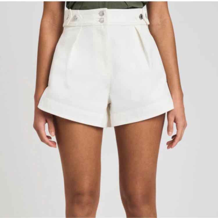 Derek Lam 10 Crosby Cream Size 6 Shorts