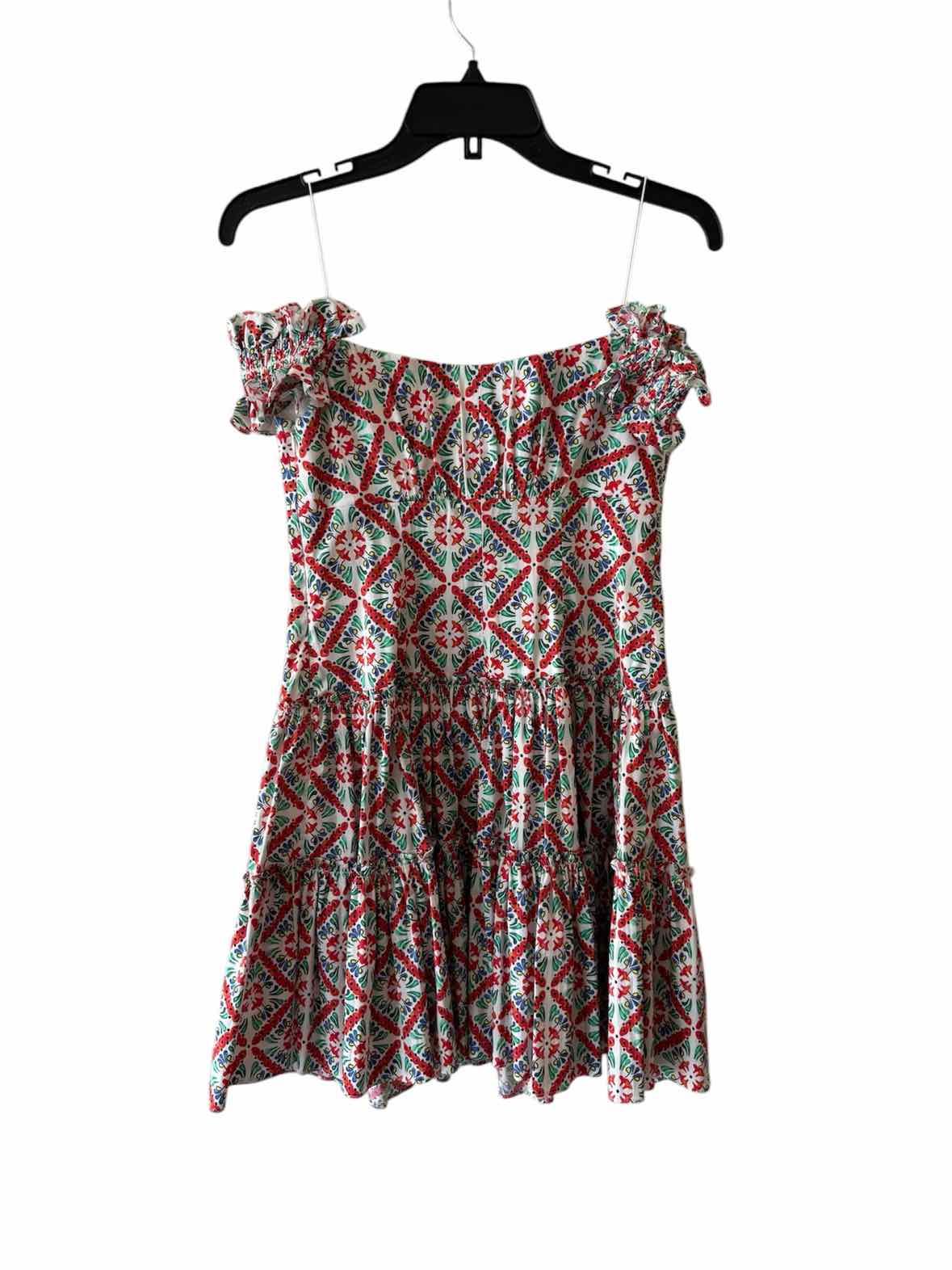 caroline constas dress Caroline Constas White Multi Size S Dress – Swap Boutique