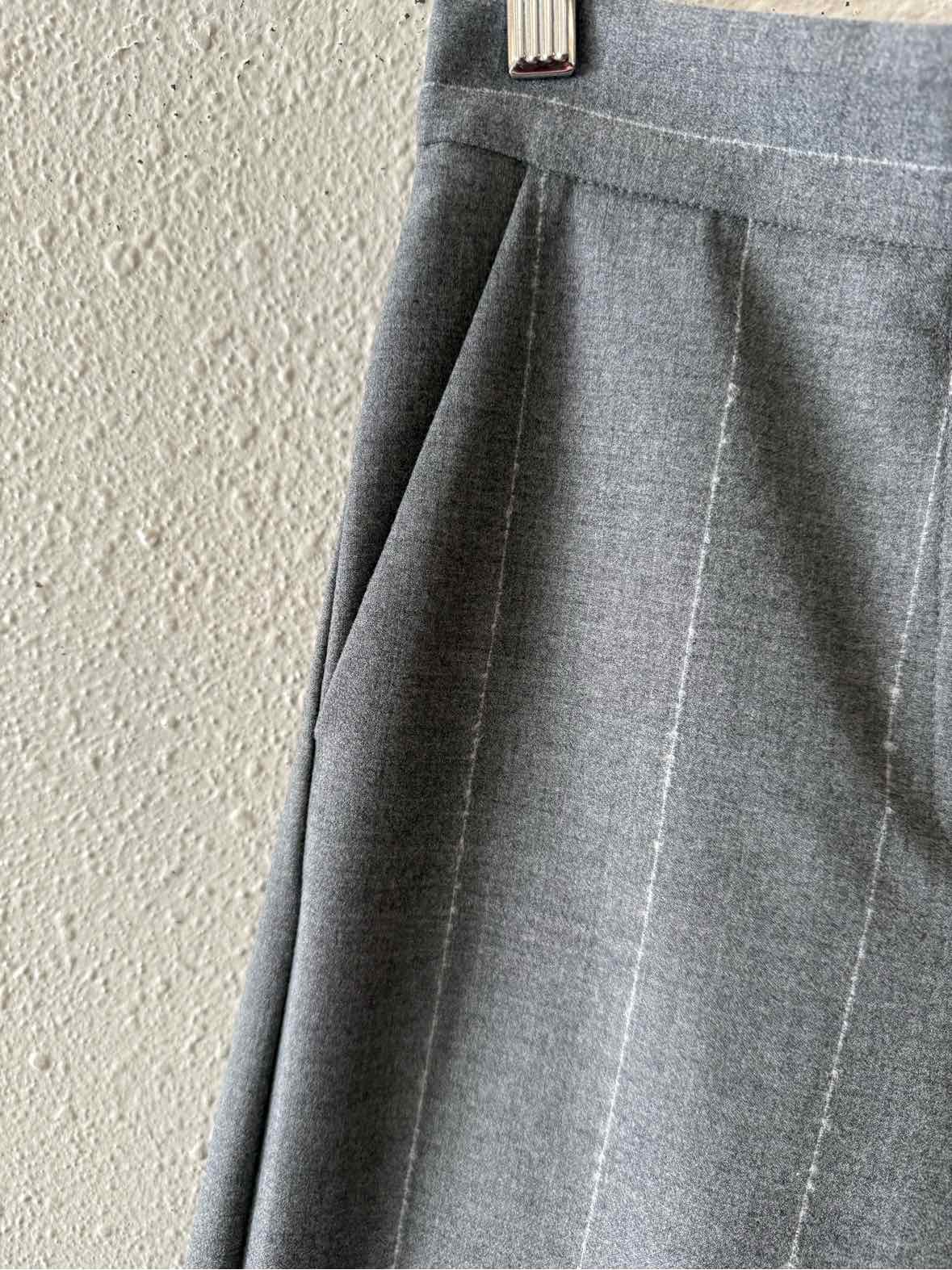 Piazza Sempione Grey and white Size 38 Pants