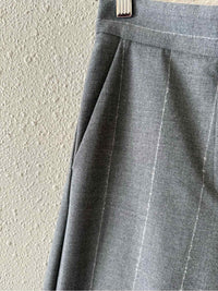 Piazza Sempione Grey and white Size 38 Pants