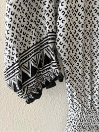 Mazik Black & White Size S Dress