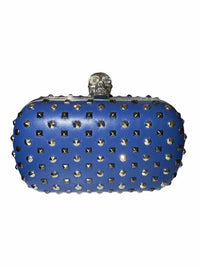 Alexander McQueen Blue Clutch