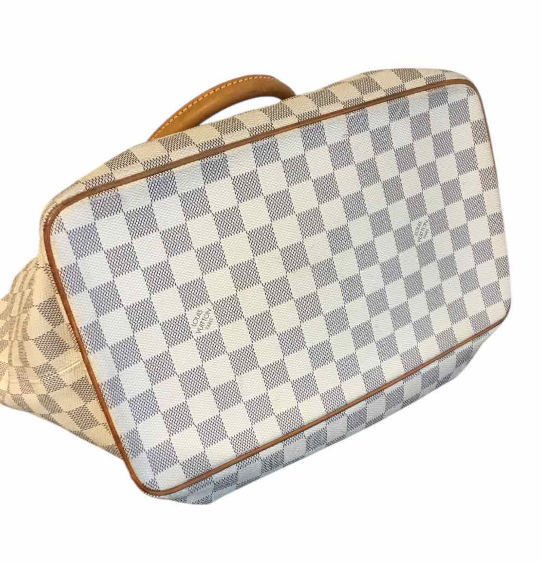 Louis Vuitton white and gray Handbag