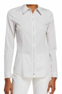 Lafayette 148 White Size 8 Shirt