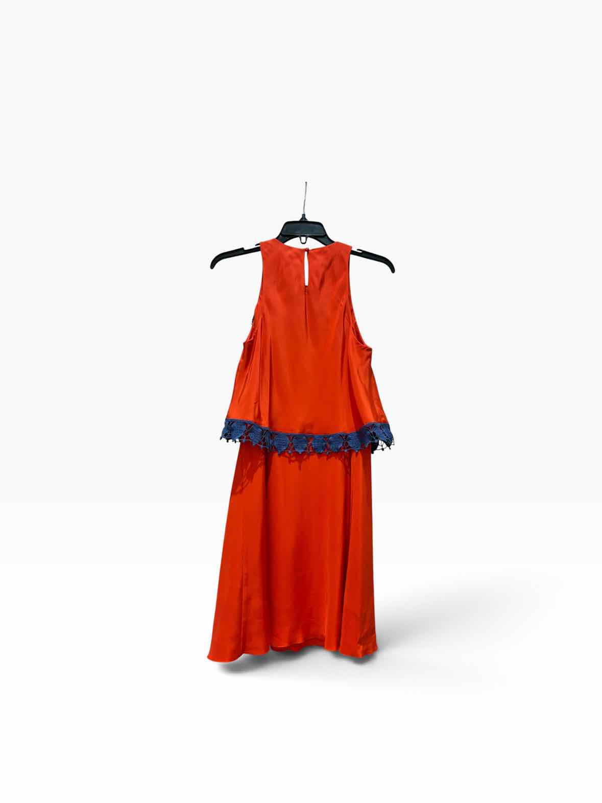 Tory Burch Orange and Blue Size 2 Dress