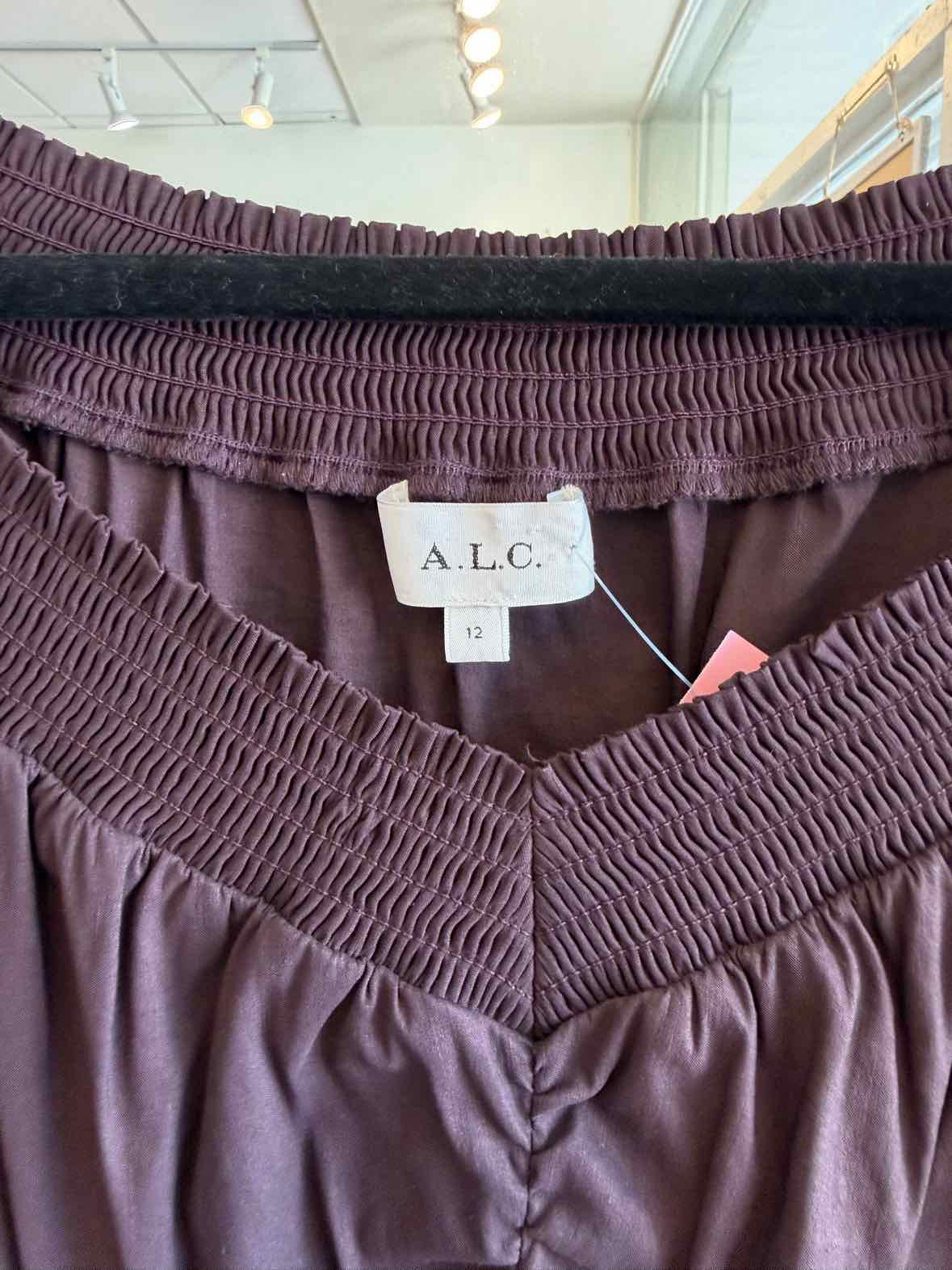 A.L.C. Dark Brown Size 12 Dress