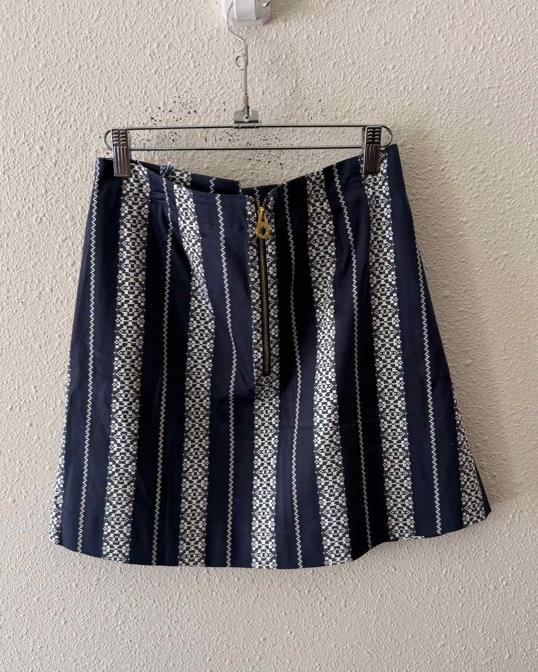 Draper James Navy and White Size 6 Skirt