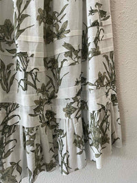 Hunter Bell White and Green Size 2 Skirt