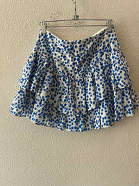 Amanda Uprichard White and Blue Size S Skort