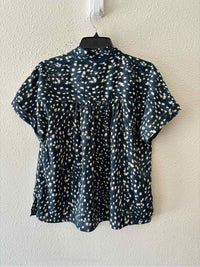 Ann Taylor teal and white Size MP Shirt