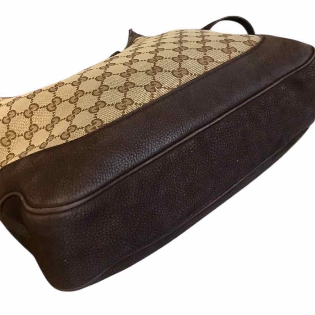 Gucci Original GG Canvas Web Jackie Hobo Brown multi Handbag