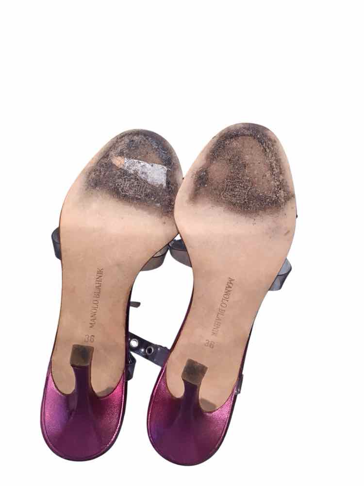 Manolo Blahnik Metallic Pink Size 36 Shoes – Swap Boutique