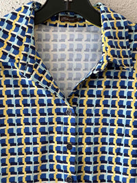 J McLaughlin Blue Multi Size M Shirt