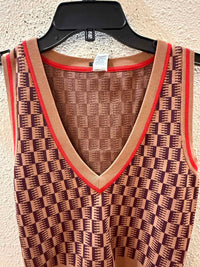 TropicofC. Brown and Red Size XS Shirt
