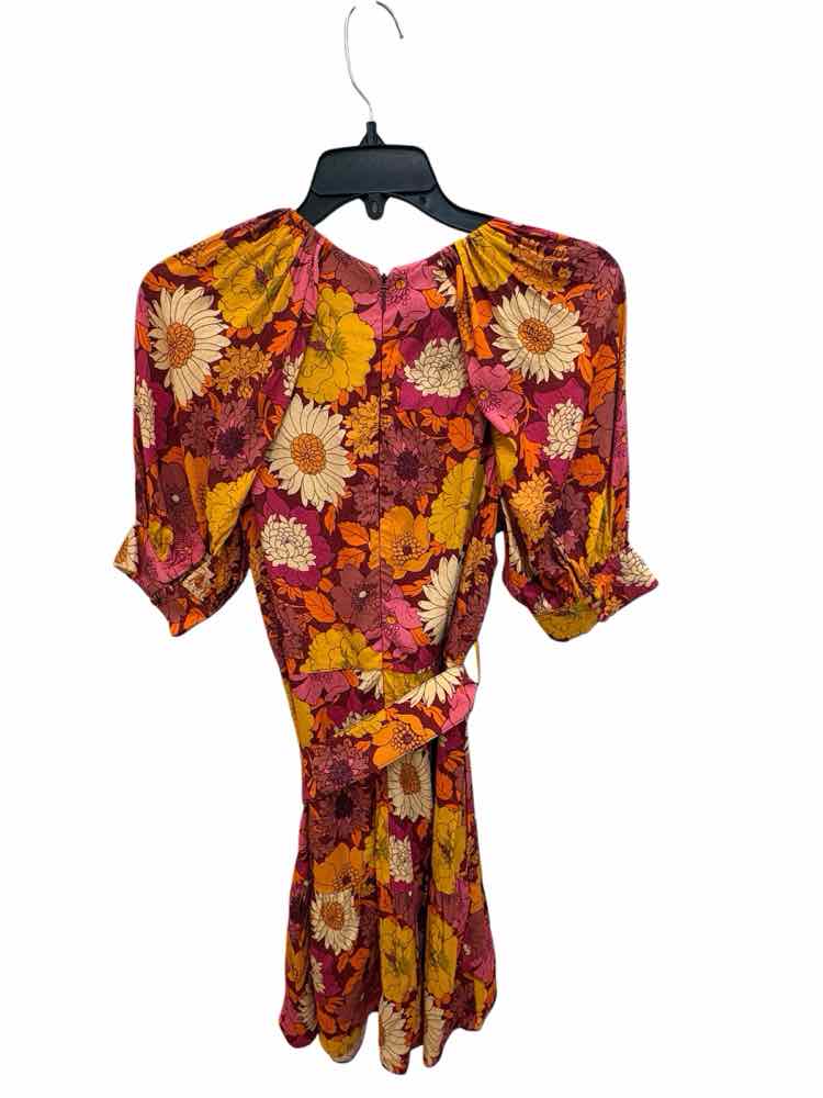 Ted Baker orange and pink Size 1 Dress