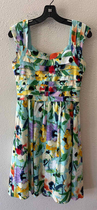 Adrianna Papell Aqua Multi Size 6 Dress