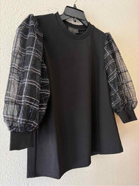 Gracia Black & Silver Size M Shirt