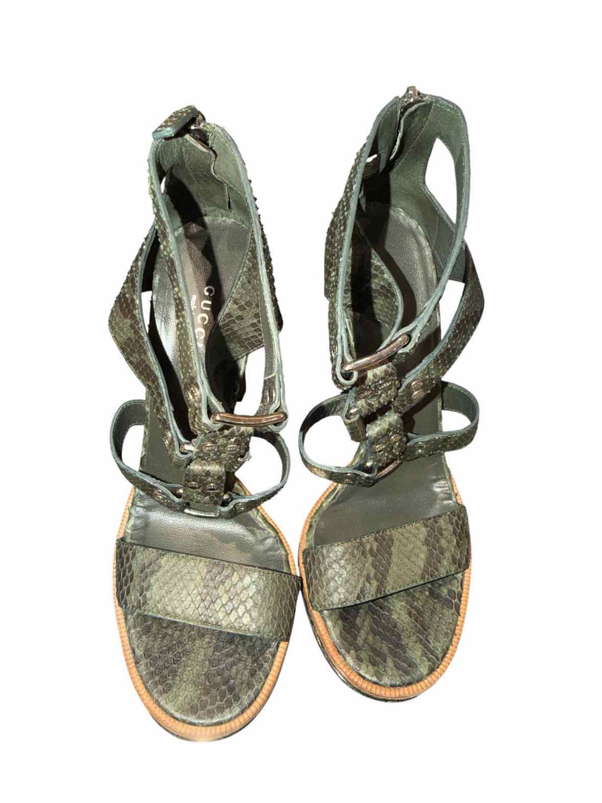 Gucci Green Size 39.5 Shoes