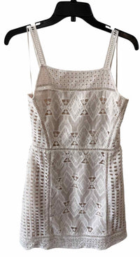 Skies are blue Nude and White Size M Dress