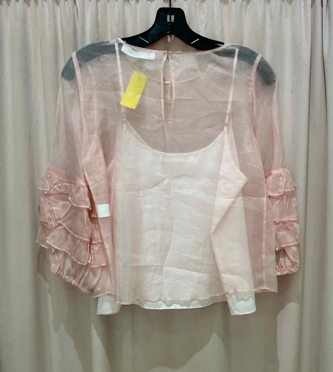 Amanda Uprichard Pink Size XS Shirt