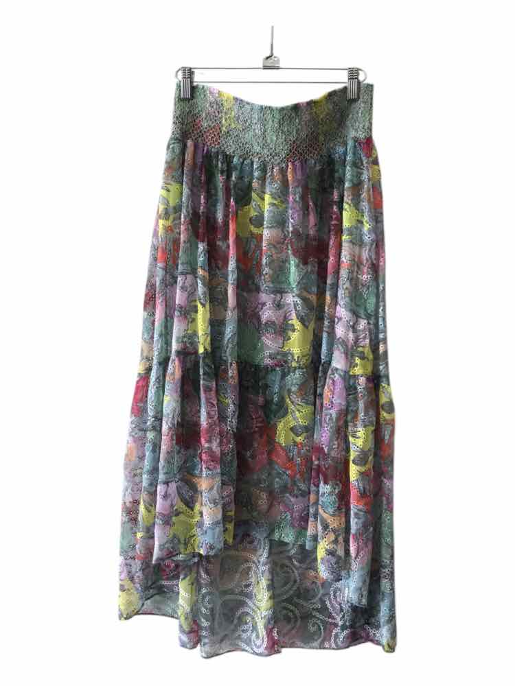 alice + olivia Green multi Size 2 Skirt
