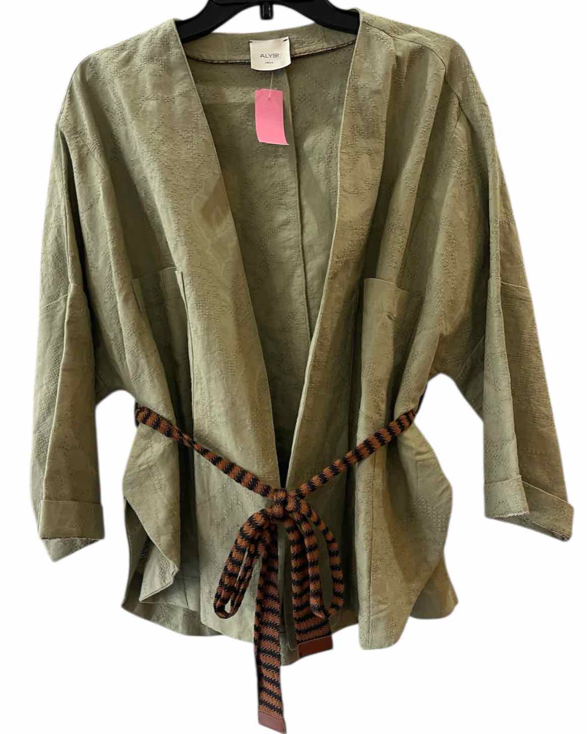 Alysi Sage Green Size 4 Jacket