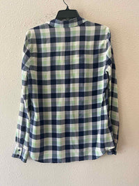 Equipment Blue and Green Size M Shirt