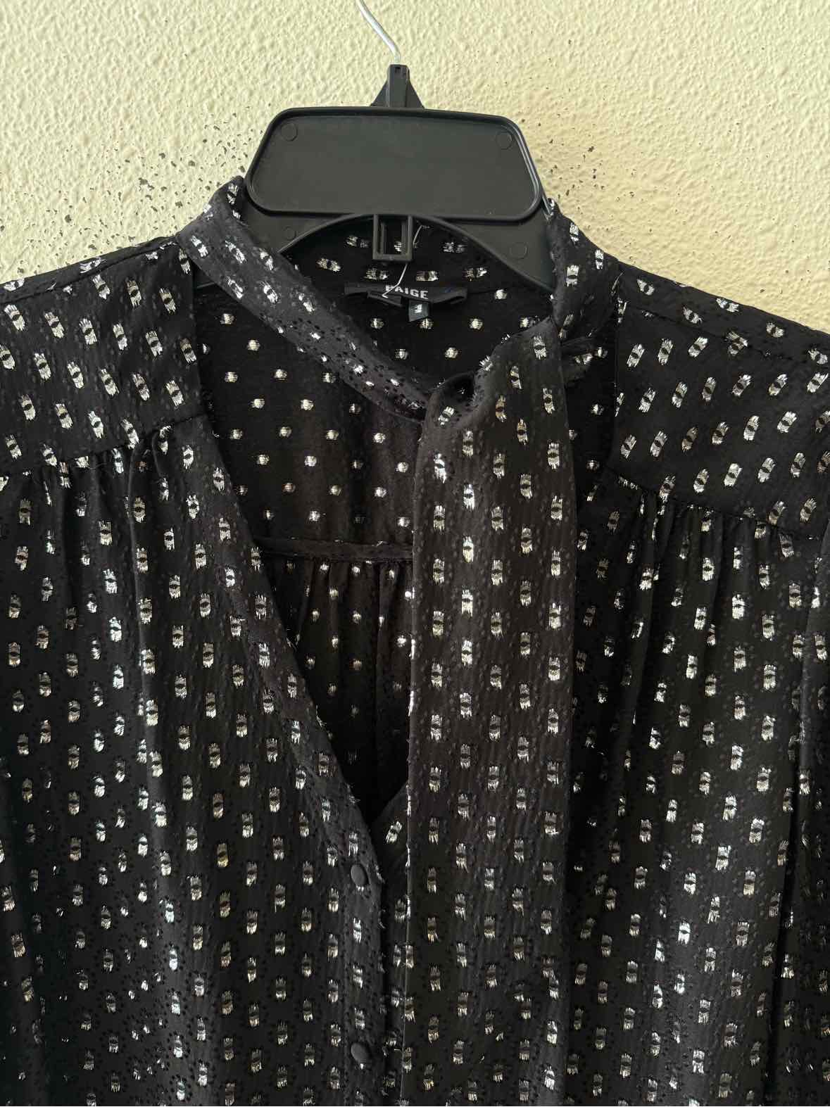 Paige Black and silver Size S Shirt