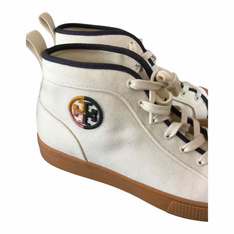 Tory Burch Cream and Navy Size 11 Shoes