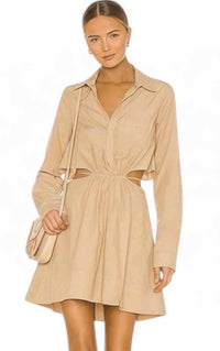 Jonathan Simkhai Khaki Size 6 Dress