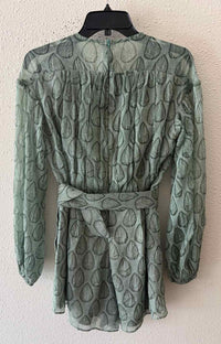 Elliatt Forest Green Size S Romper