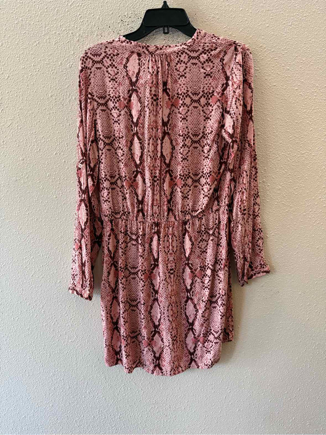 LASCANA Pink and Burgundy Size 10 Dress