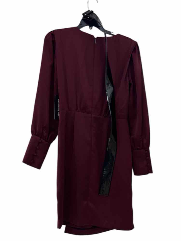 Karl Lagerfeld Red Wine Size 8 Dress