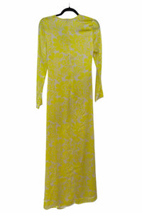 Alexis Yellow and Beige Size XS Dress