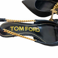Tom Ford Black and Gold Size 35 Shoes