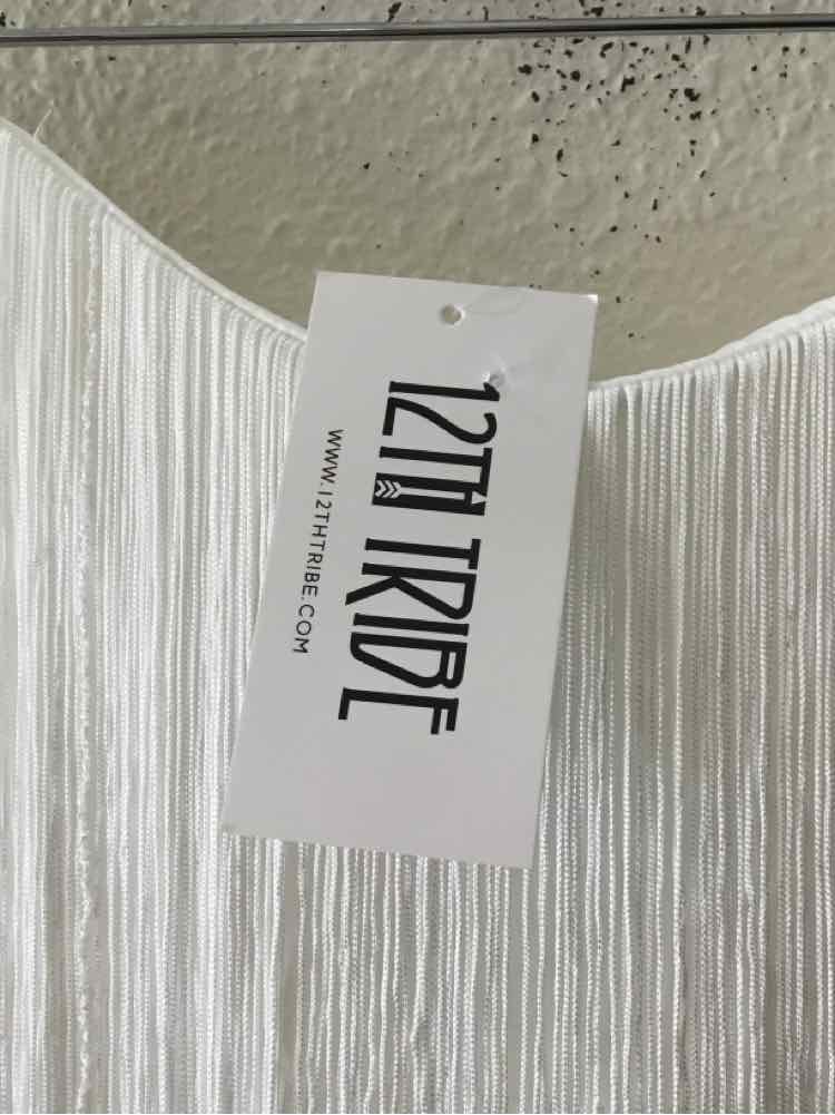 12th Tribe White Size M Skirt