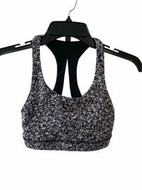 Lululemon Black and white Size 2 Sports Bra