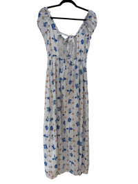 Bila White and Blue Size S Dress