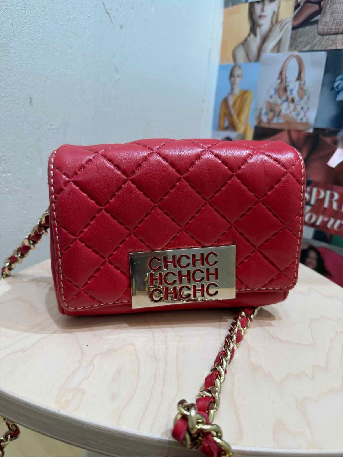 Carolina Herrera Red Handbag