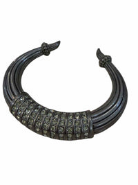 G & B Rhodium Bracelet