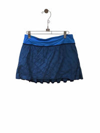 Lululemon Blue and Black Size 6 Skort