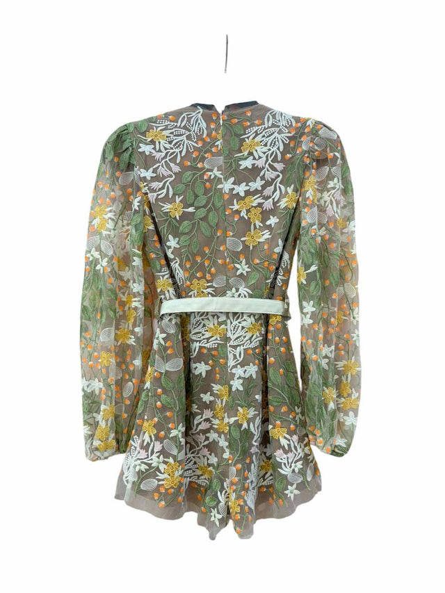 Elliatt Beige Multi Size S Romper