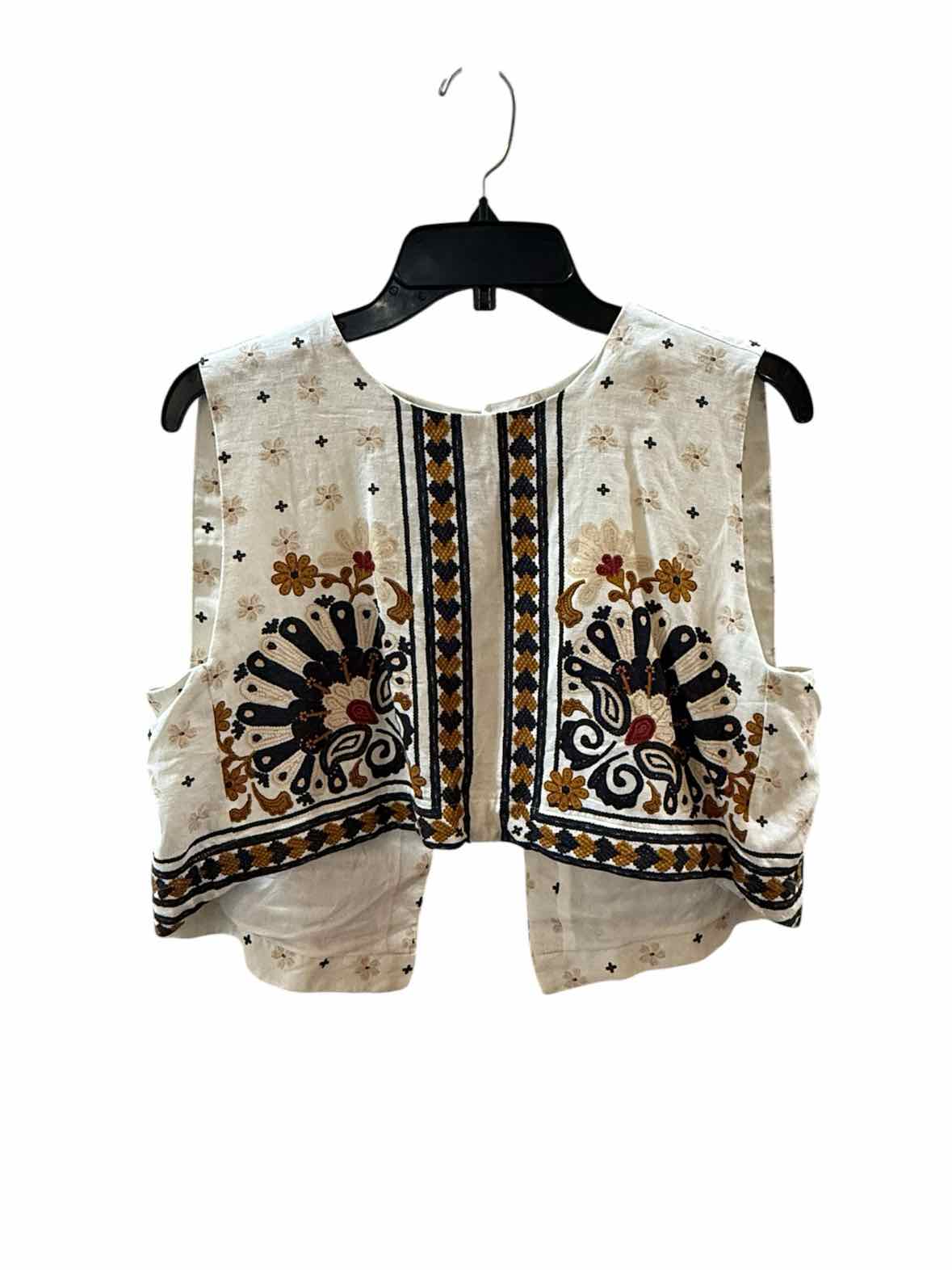 Farm Cream and Black Size S Shirt