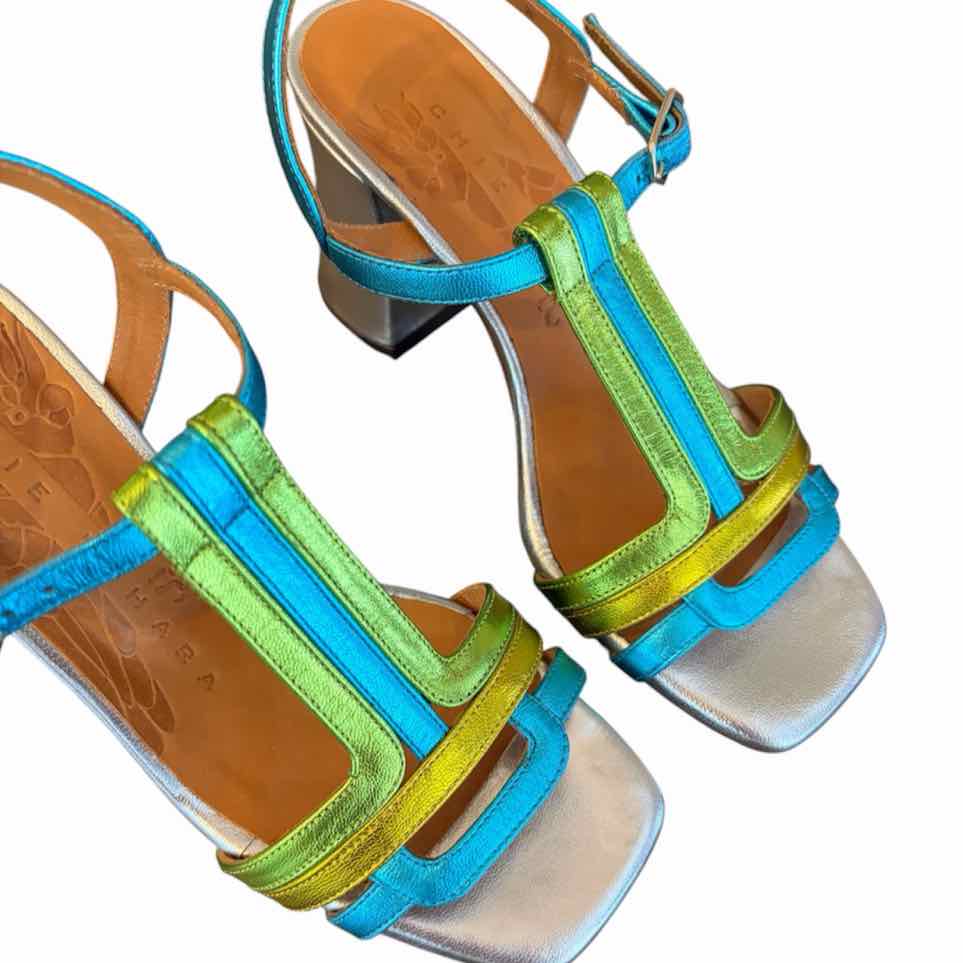 Chie Mihara Blue and Green Size 36 Shoes