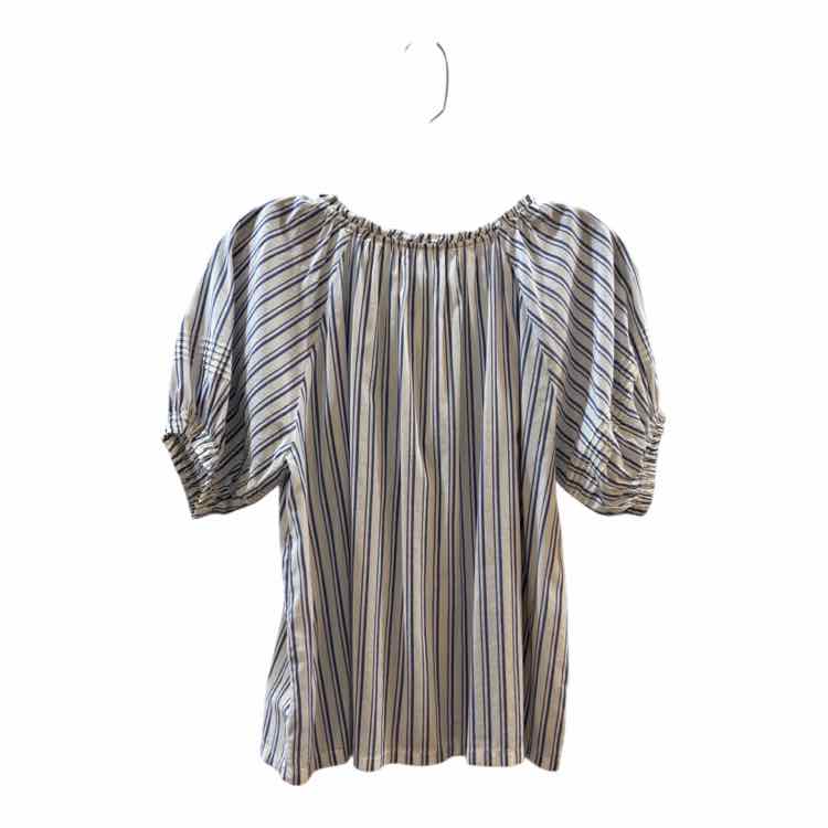 Birds of Paradis by Trovata Blue and White Size S Shirt